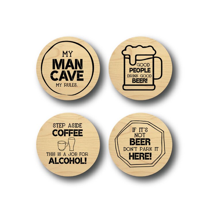 Beer deals coaster set